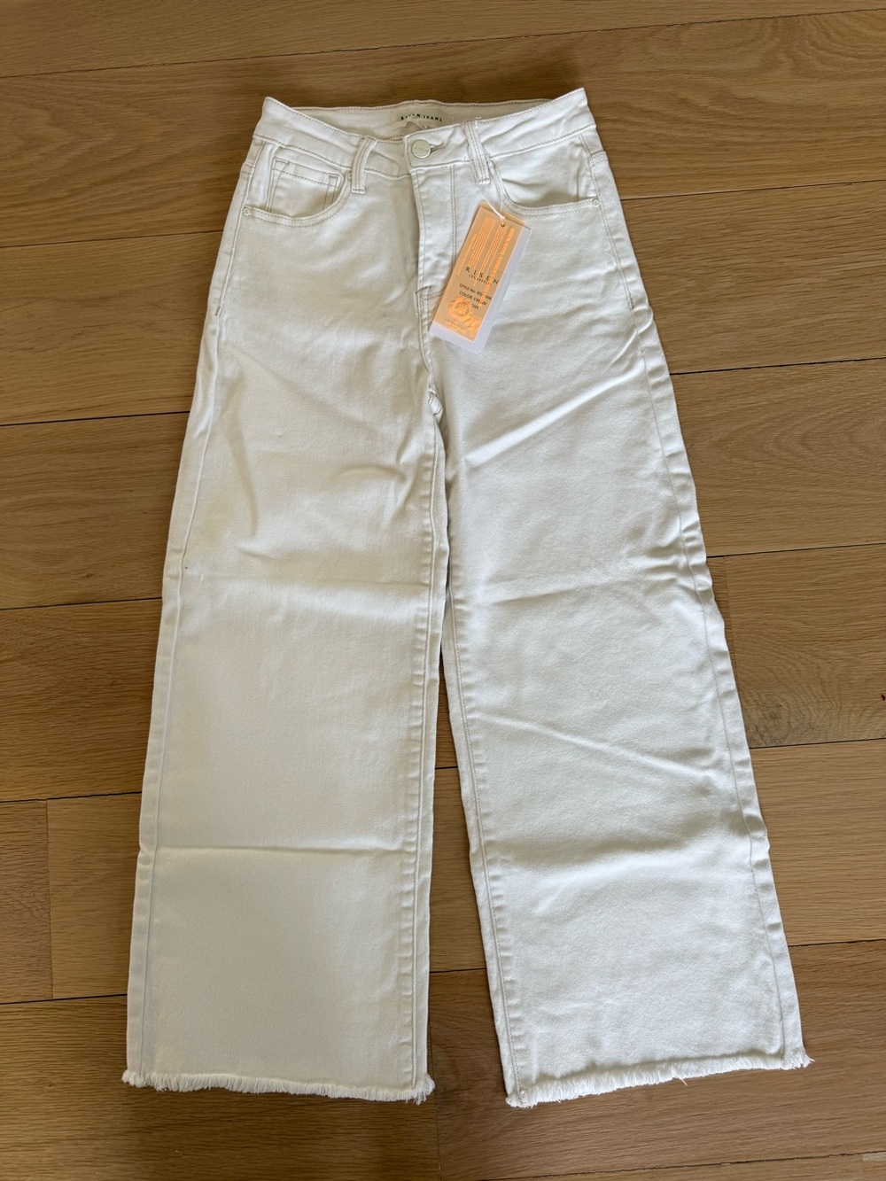 NWT Risen Wide-Leg Crop Jeans —High-Rise size 25